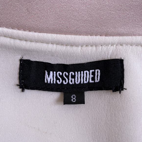 Missguided Neoprene Cropped Bomber Jacket 4 Palm Tree Pastel Pink White Black - Picture 8 of 9